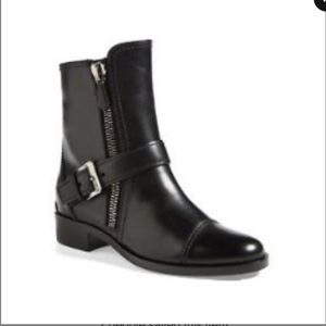 Miu Miu Black Moto Boots